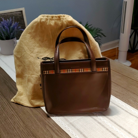 Burberry Handbags - Burberry Authentic Leather Bag
